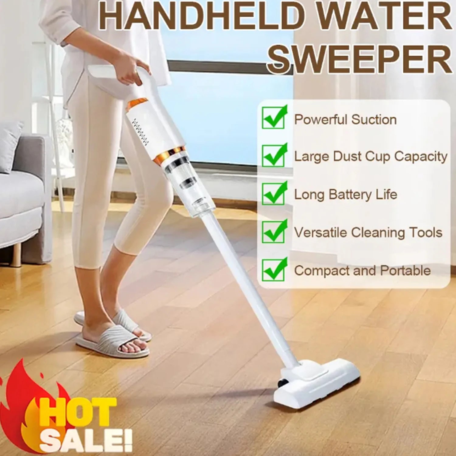 Multifunction Homeappliance 8500pa Cleaning Machine Powerful Wireless Car Vacuum Cleaner Portable 2000mAh Handheld Water Sweeper